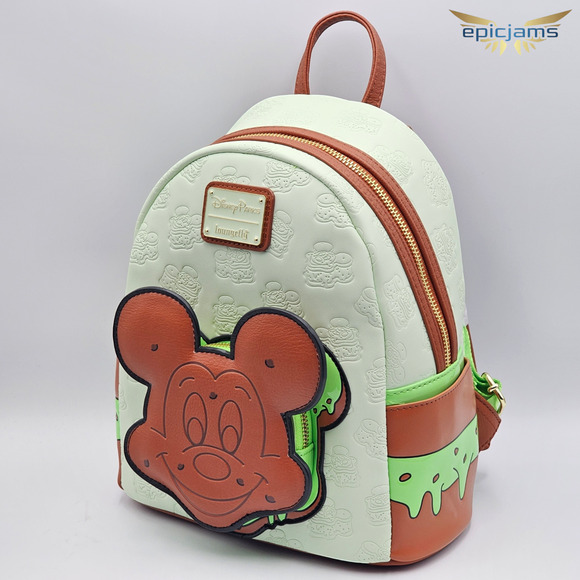 Loungefly Exclusive Disney Mickey Mouse Ice Cream Sandwich Mini Backpack New